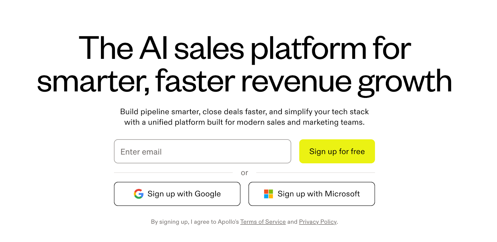 Apollo sales platform combining prospecting data with outreach sequences