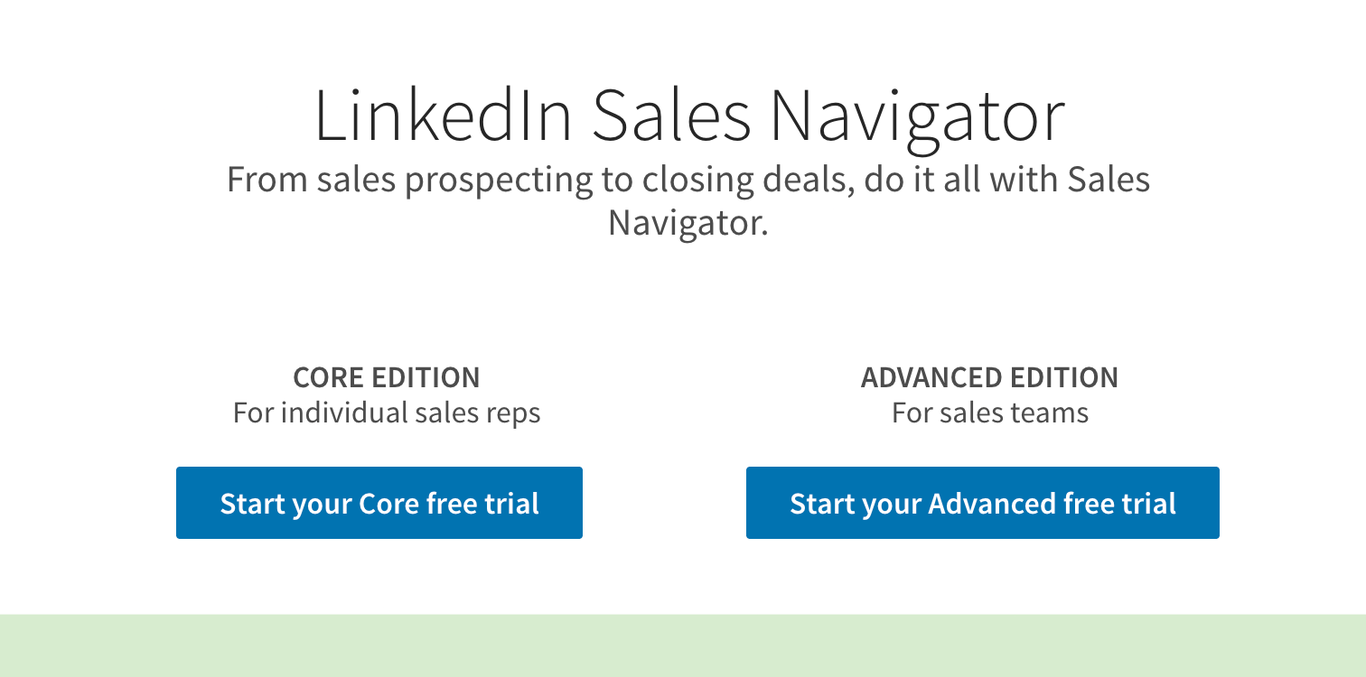 LinkedIn Sales Navigator advanced search and prospecting interface