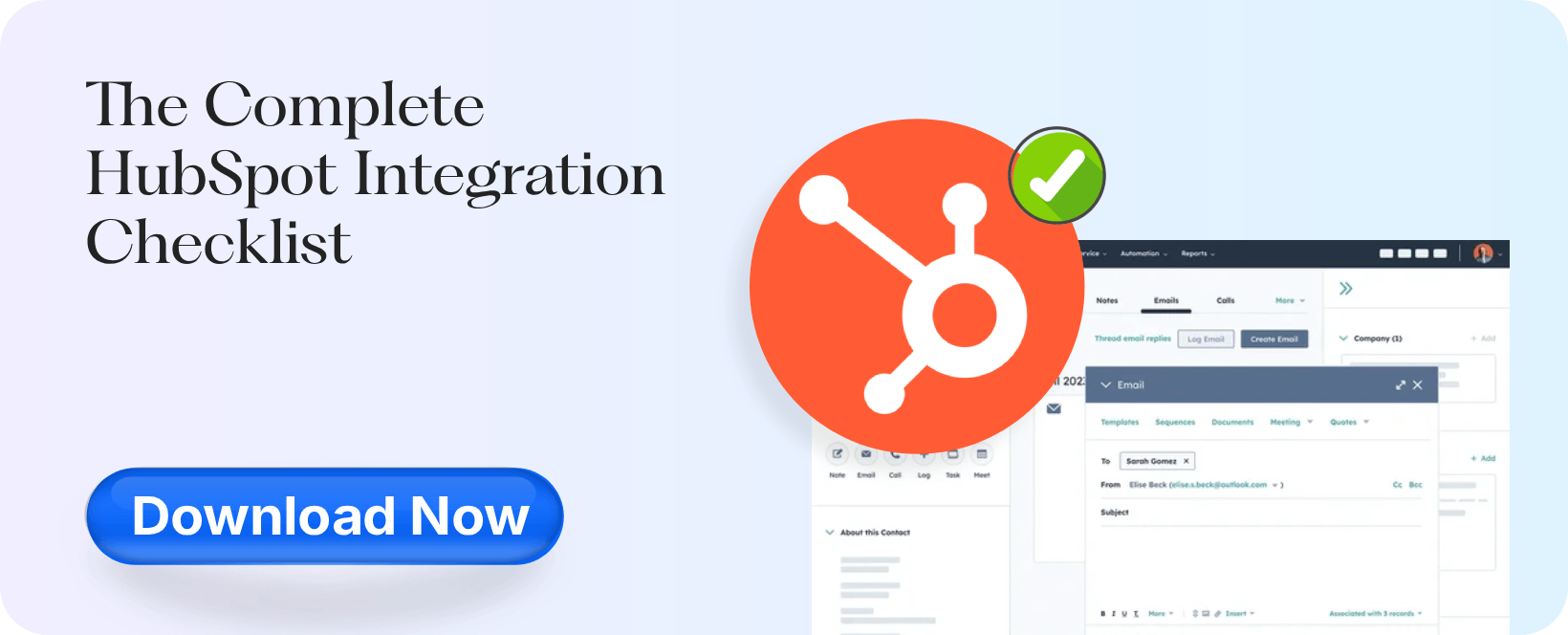 Download the Complete HubSpot Integration Checklist 