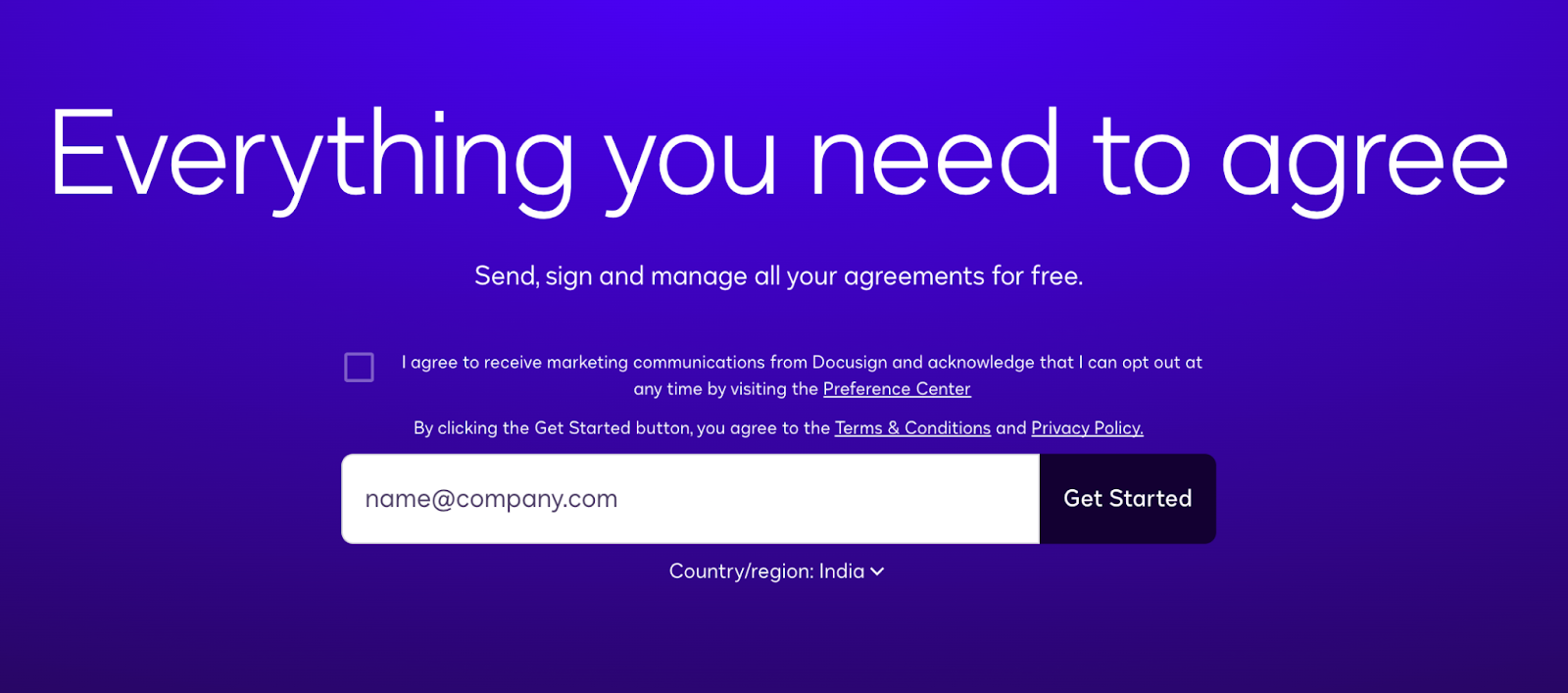 DocuSign electronic signature platform for legally binding agreements