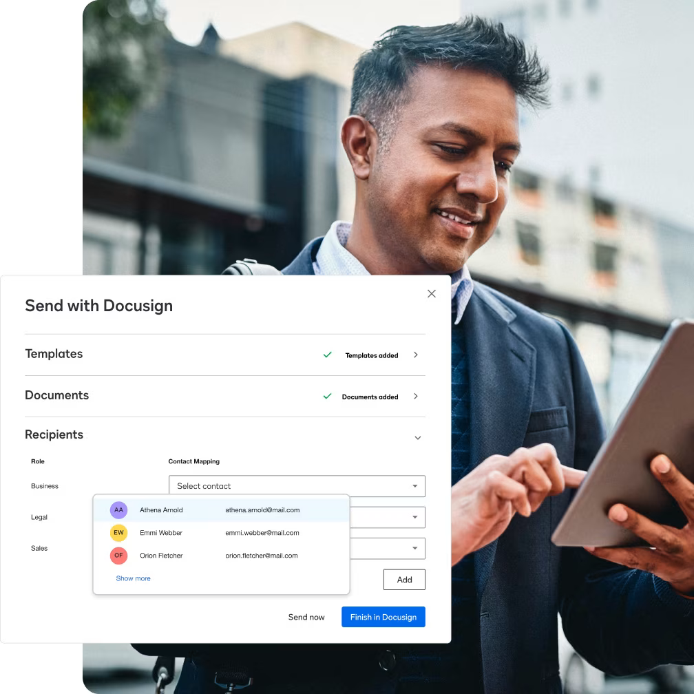 Contract management software for sales