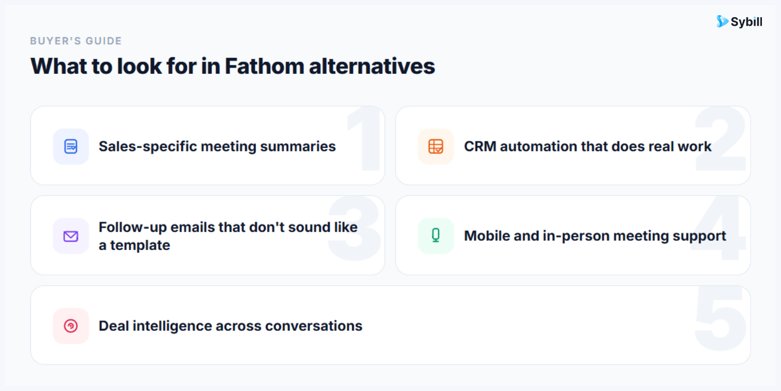 what to look for in fathom alternatives