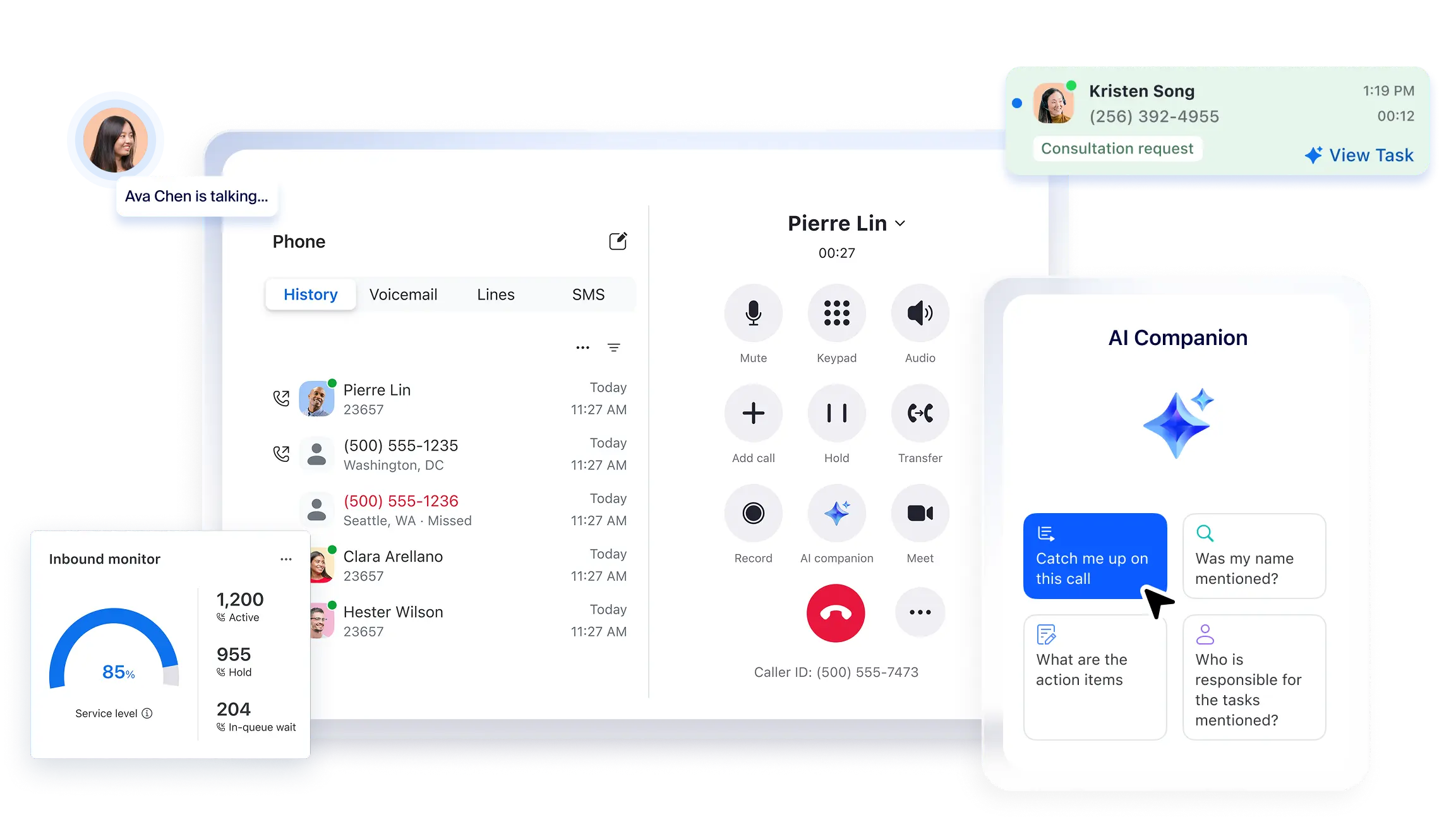 Zoom Phone dialer interface
