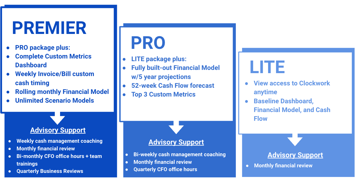 FP&A advisory services pricing
