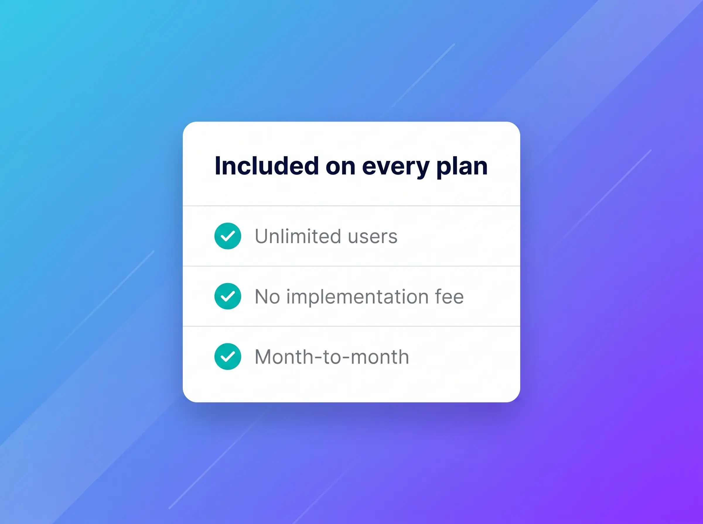 Enterprise power and SaaS speed without the fees