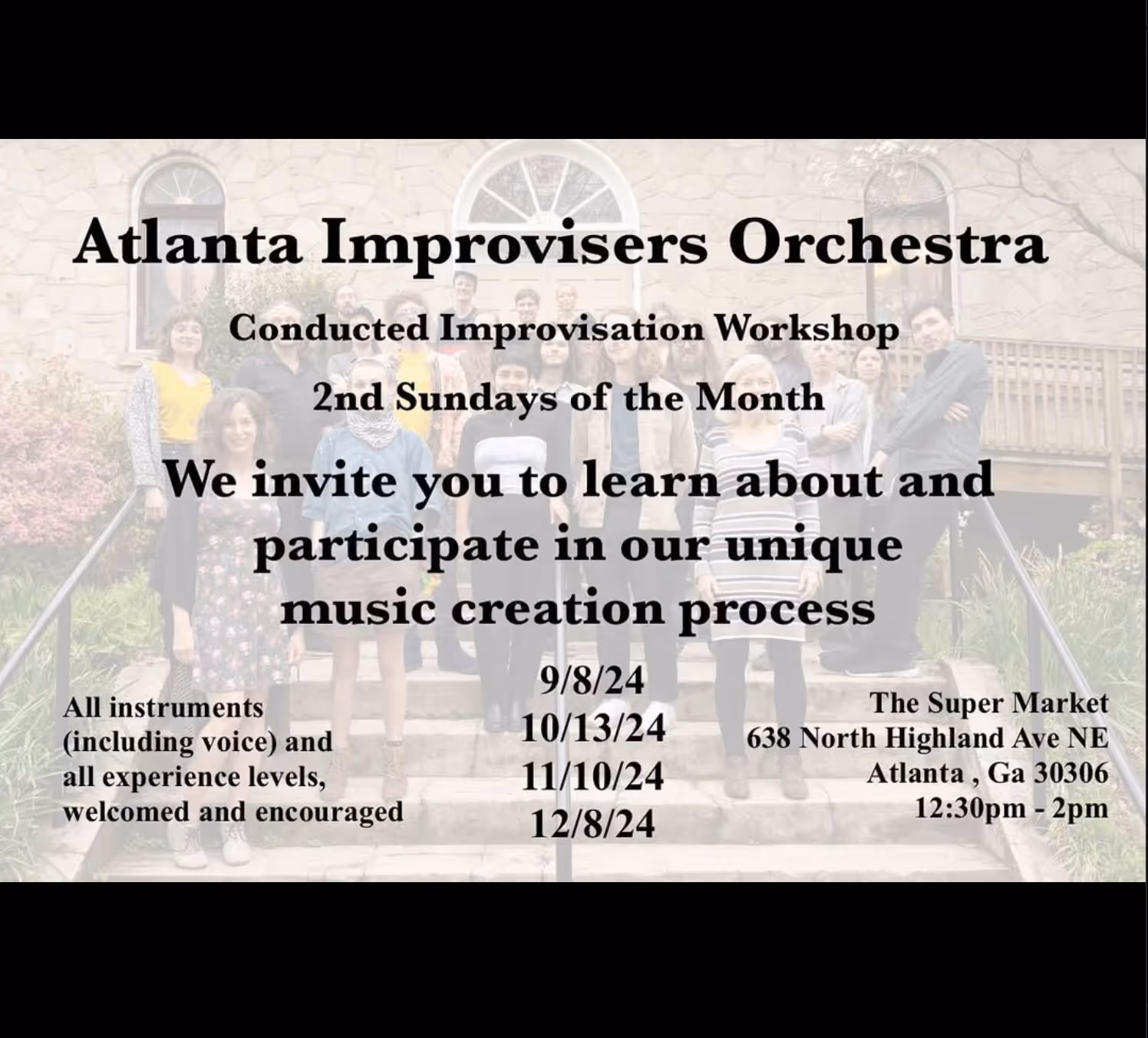 Atlanta Improvisers Orchestra Workshop
