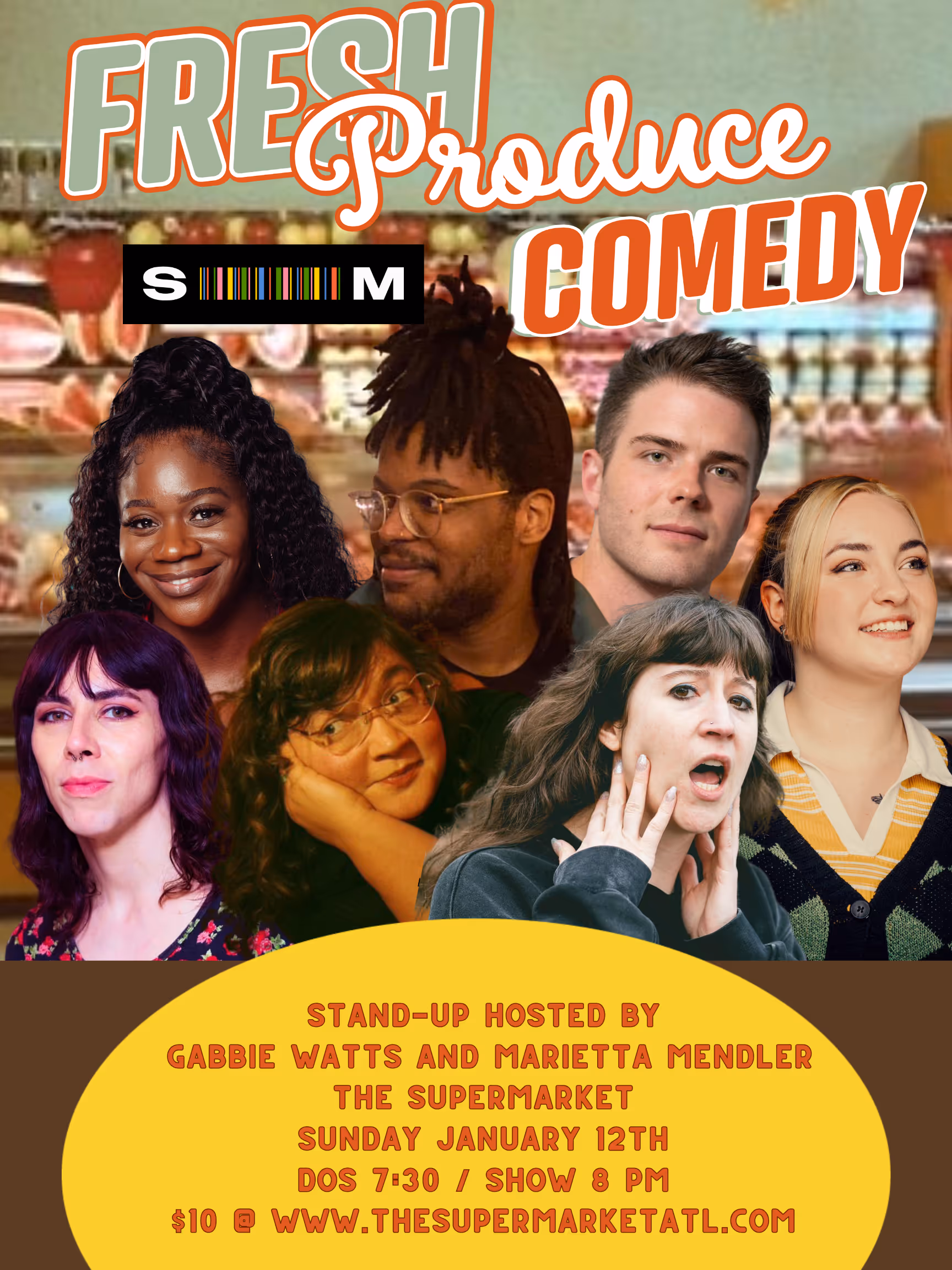 Fresh Produce Comedy ~ January