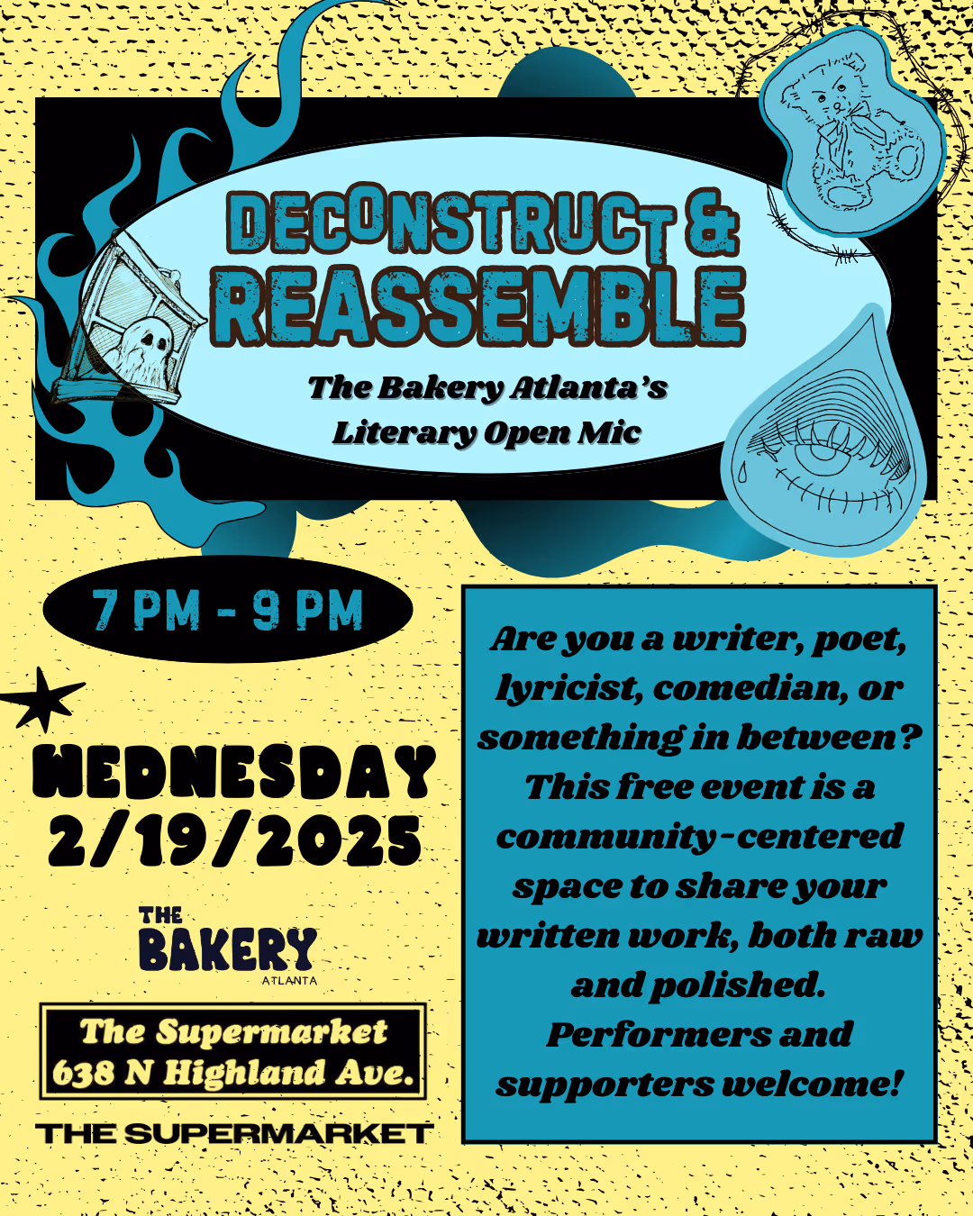 Deconstruct and Reassemble ~ Literary Open Mic
