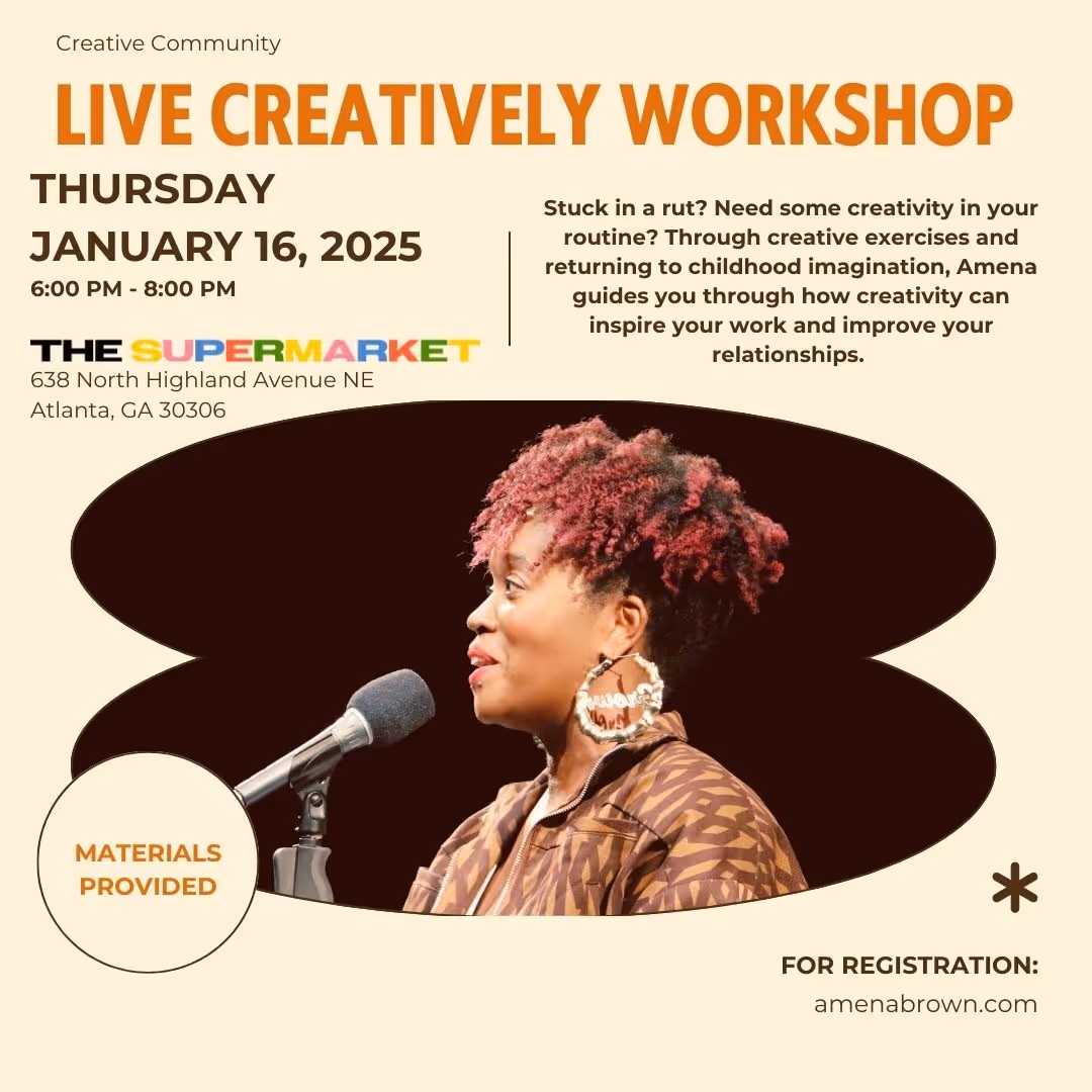 Live Creatively Workshop