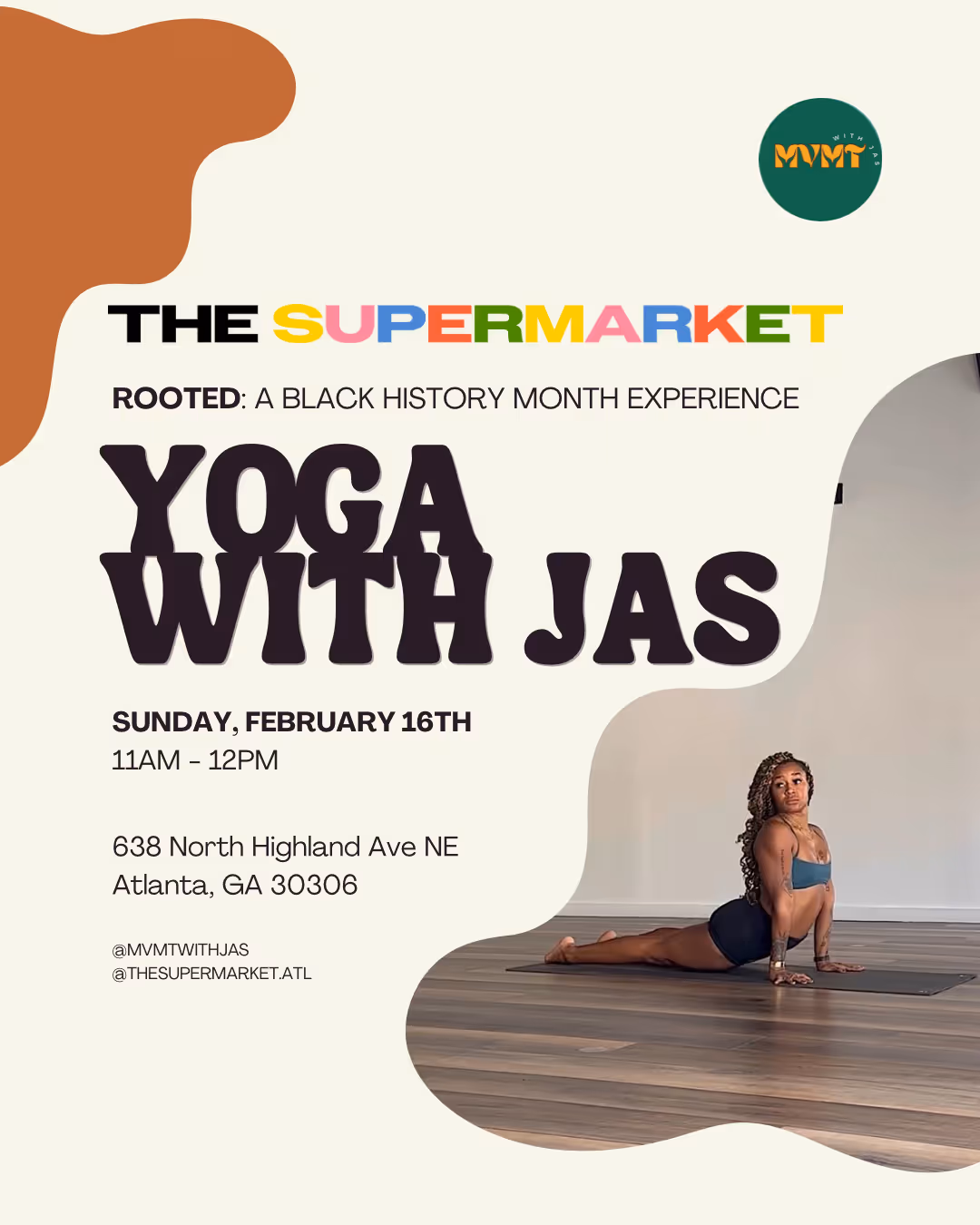ROOTED: Yoga With Jas (A Black History Month Experience)