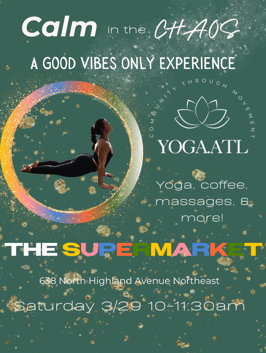 Calm in the Chaos: A Good Vibes Only Yoga Experience