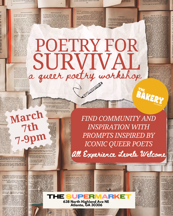 Poetry For Survival ~ A Queer Poetry Workshop