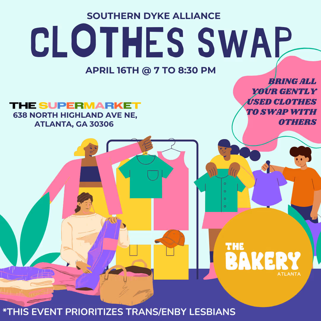 Clothes Swap with The Southern Dyke Alliance