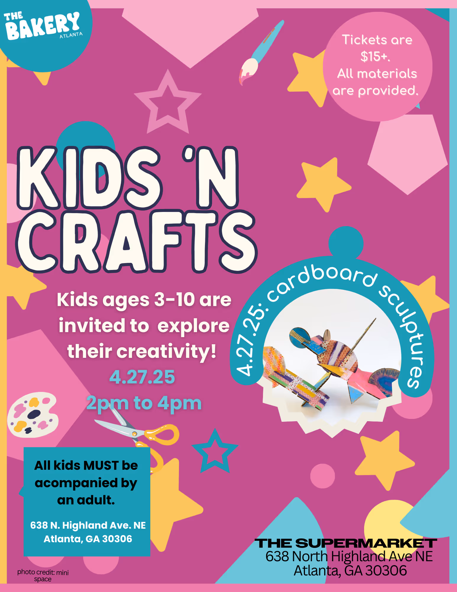 Kids 'N Crafts ~ Abstract Cardboard Sculptures