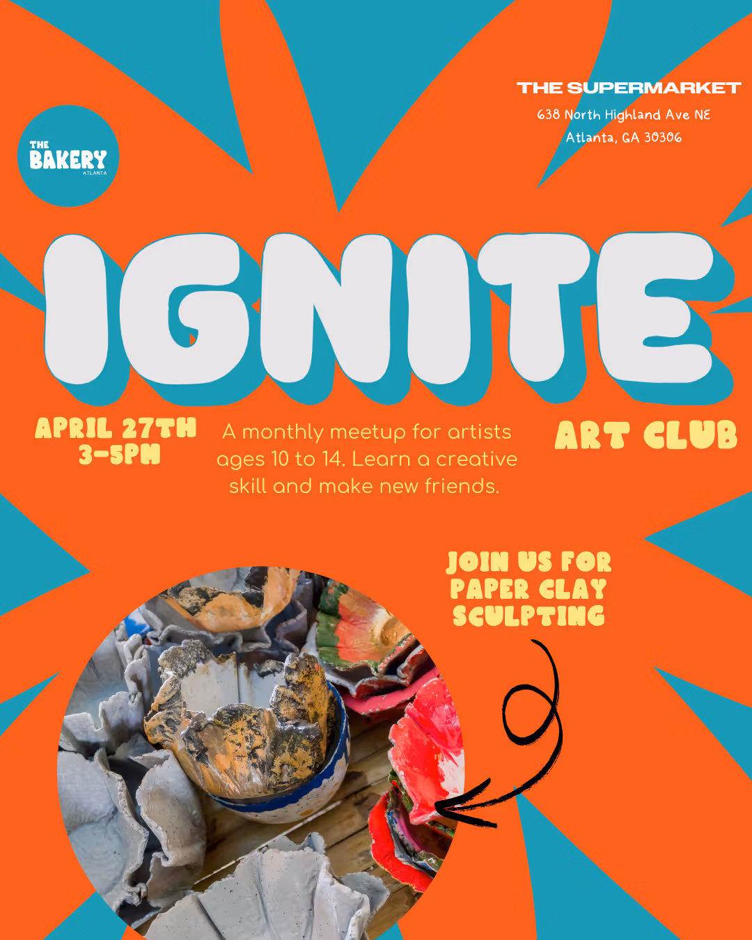 Ignite: Art Club ~ Paper Clay Sculpting