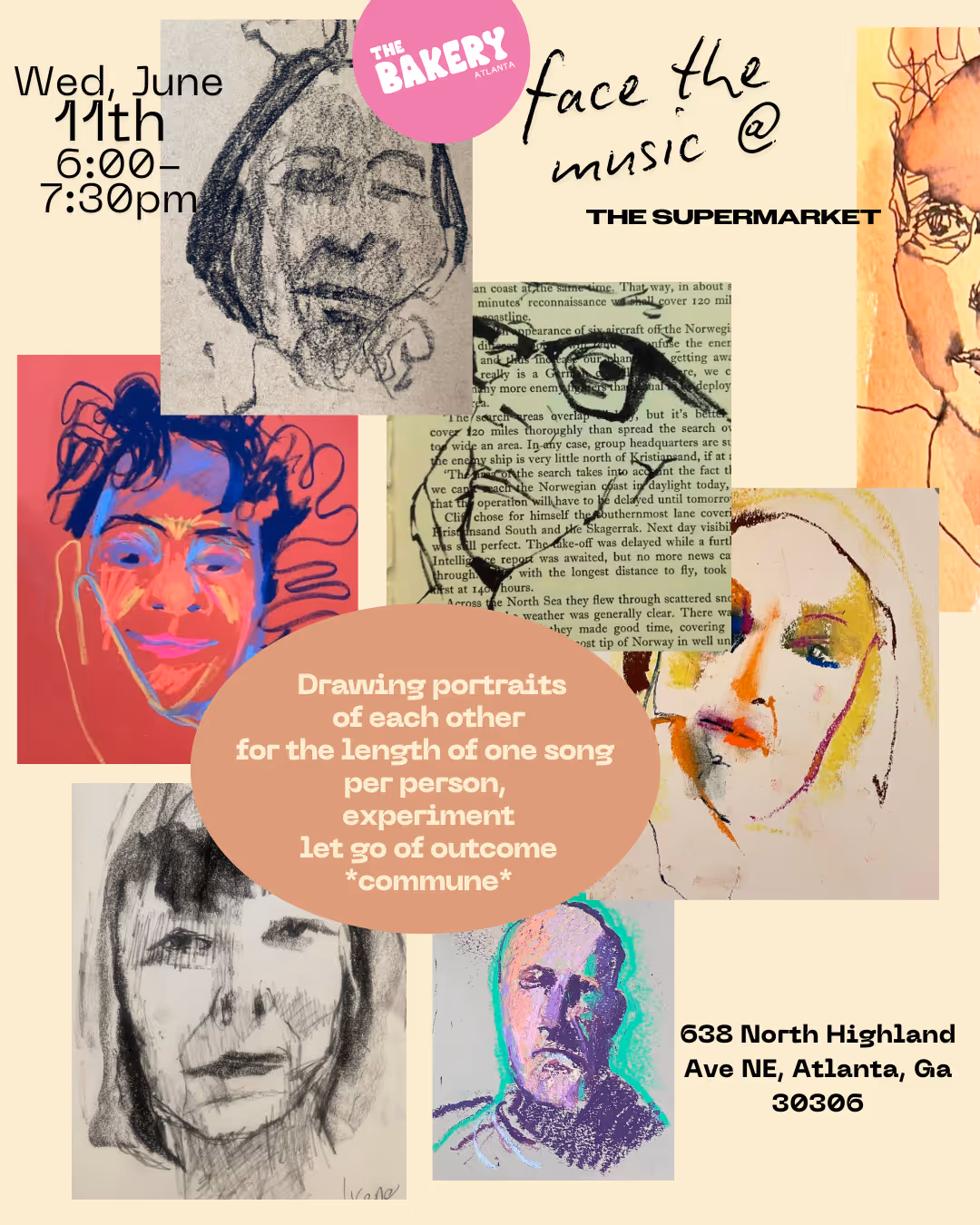 Face The Music ~ June Live Portrait Session