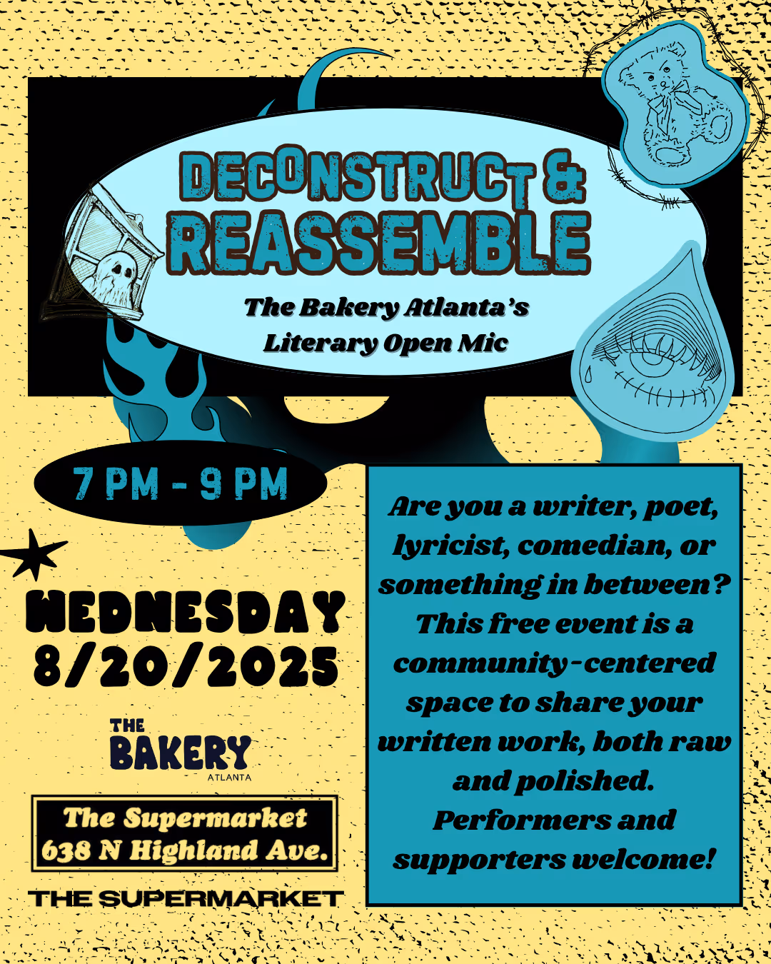 Deconstruct and Reassemble ~ Literary Open Mic
