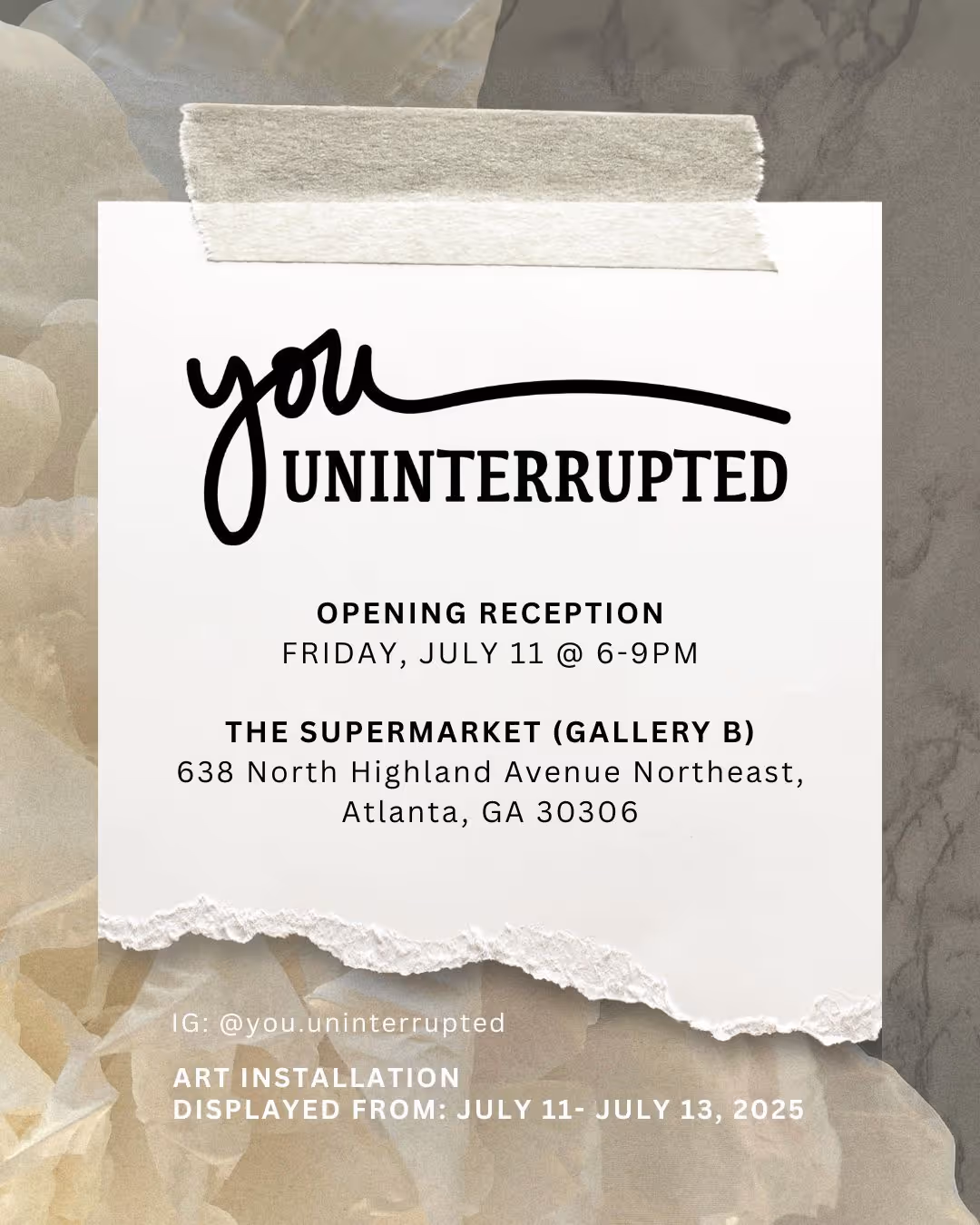 You Uninterrupted