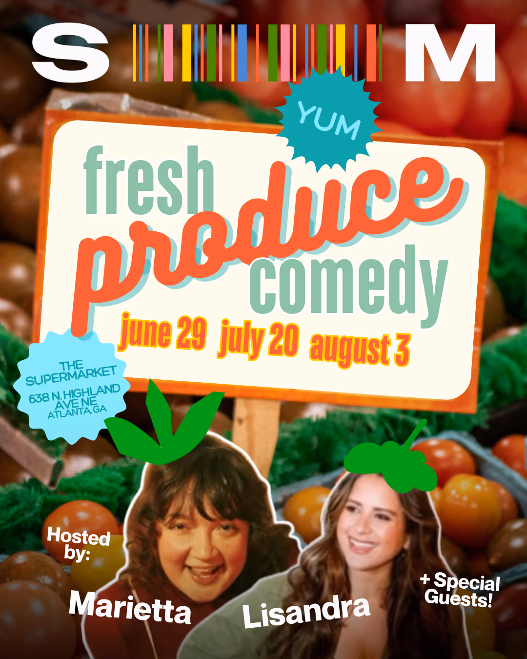 Fresh Produce Comedy ~ July