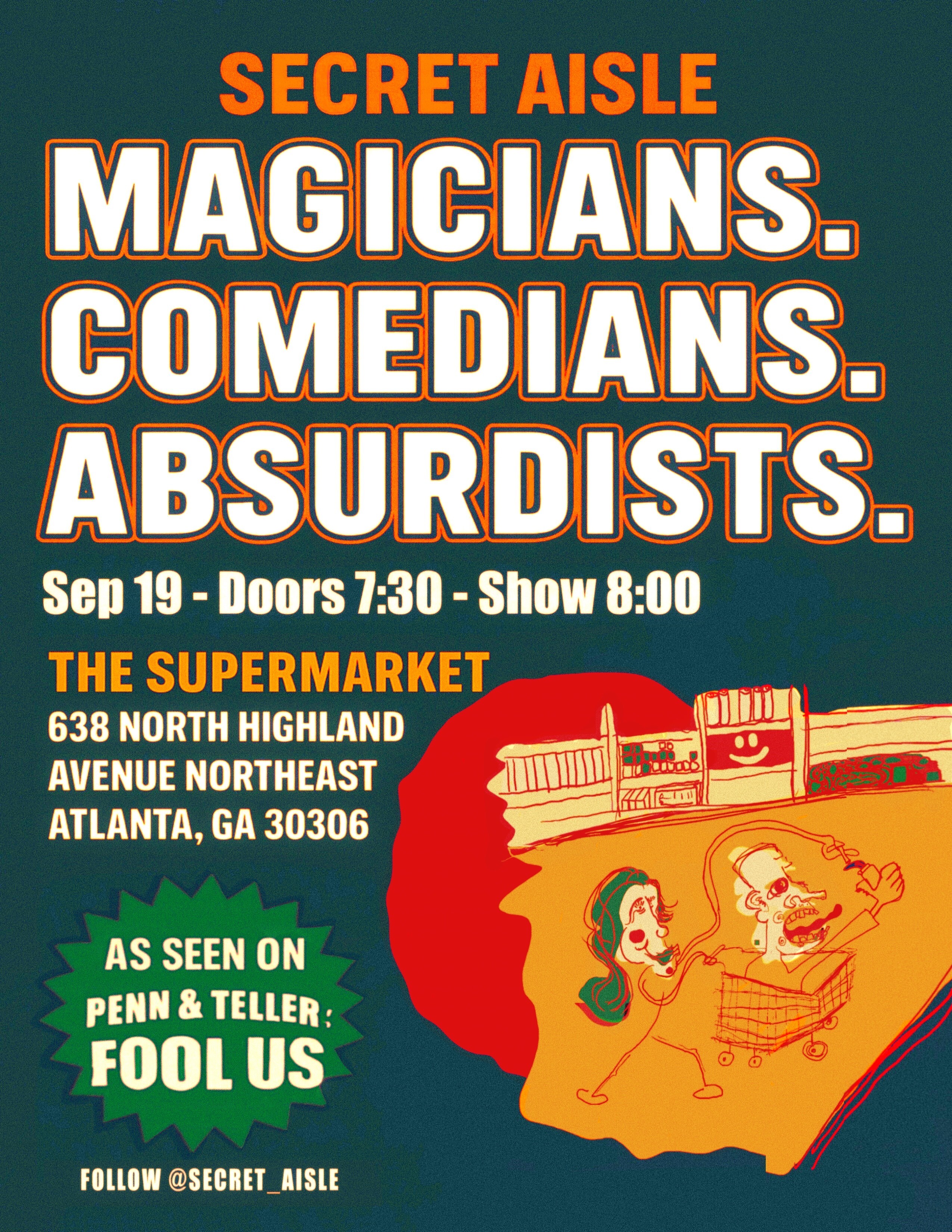 Secret Aisle: A Magic and Comedy Show