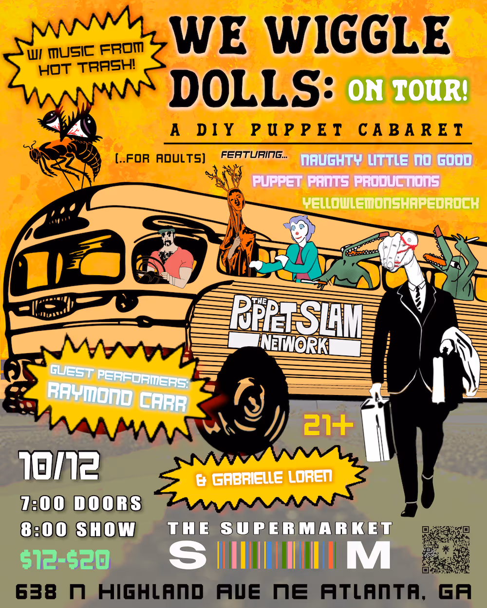 We Wiggle Dolls with guests Raymond Carr & Gabrielle Loren