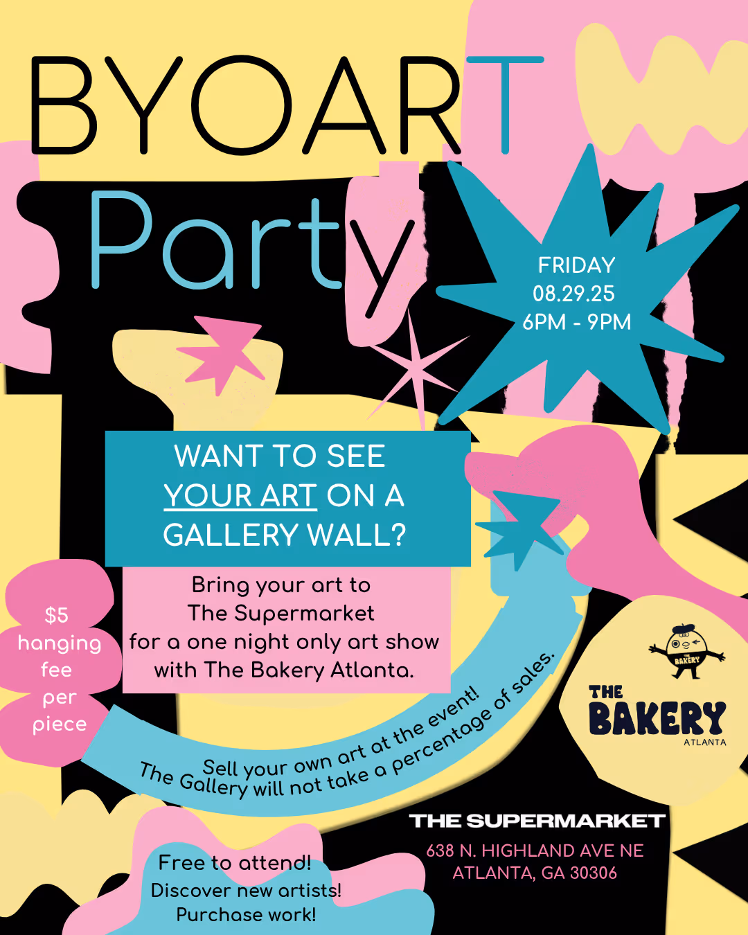 BYOArt Party ~ August