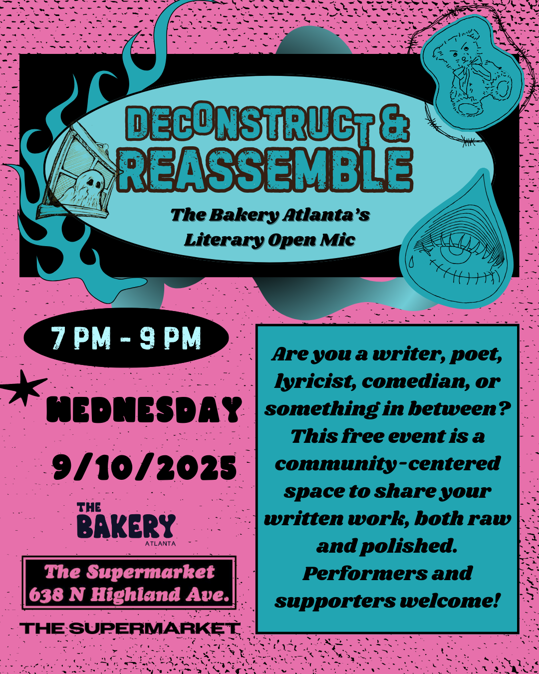 Deconstruct and Reassemble ~ Literary Open Mic
