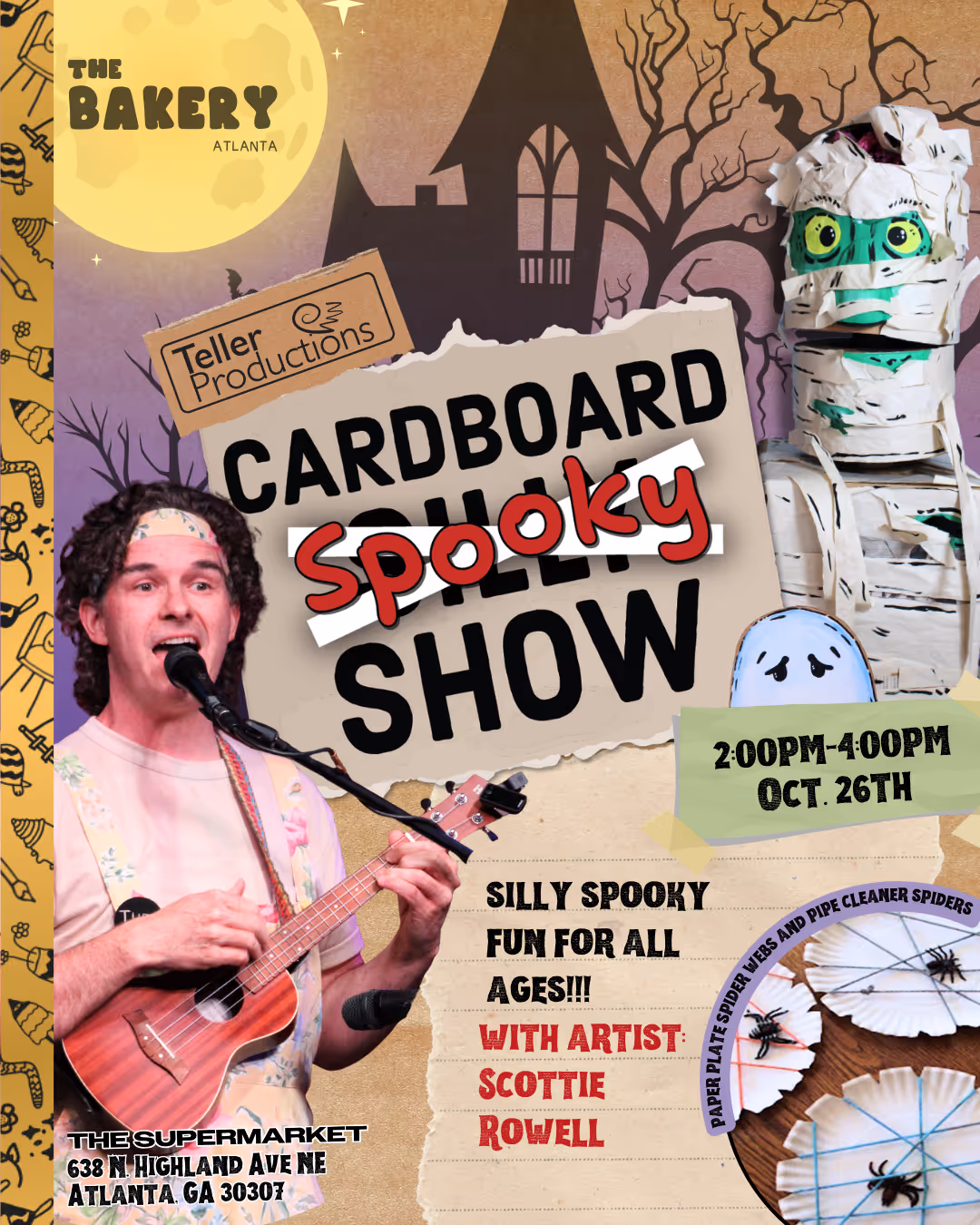 Kids 'N Crafts 'N Puppets ~ Spooky Cardboard Show
