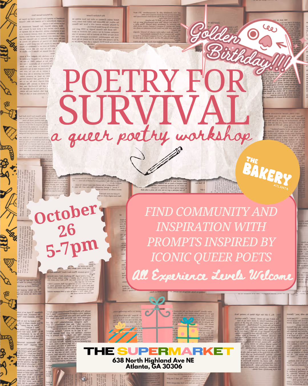 Poetry for Survival ~ A Workshop for Queer Poets