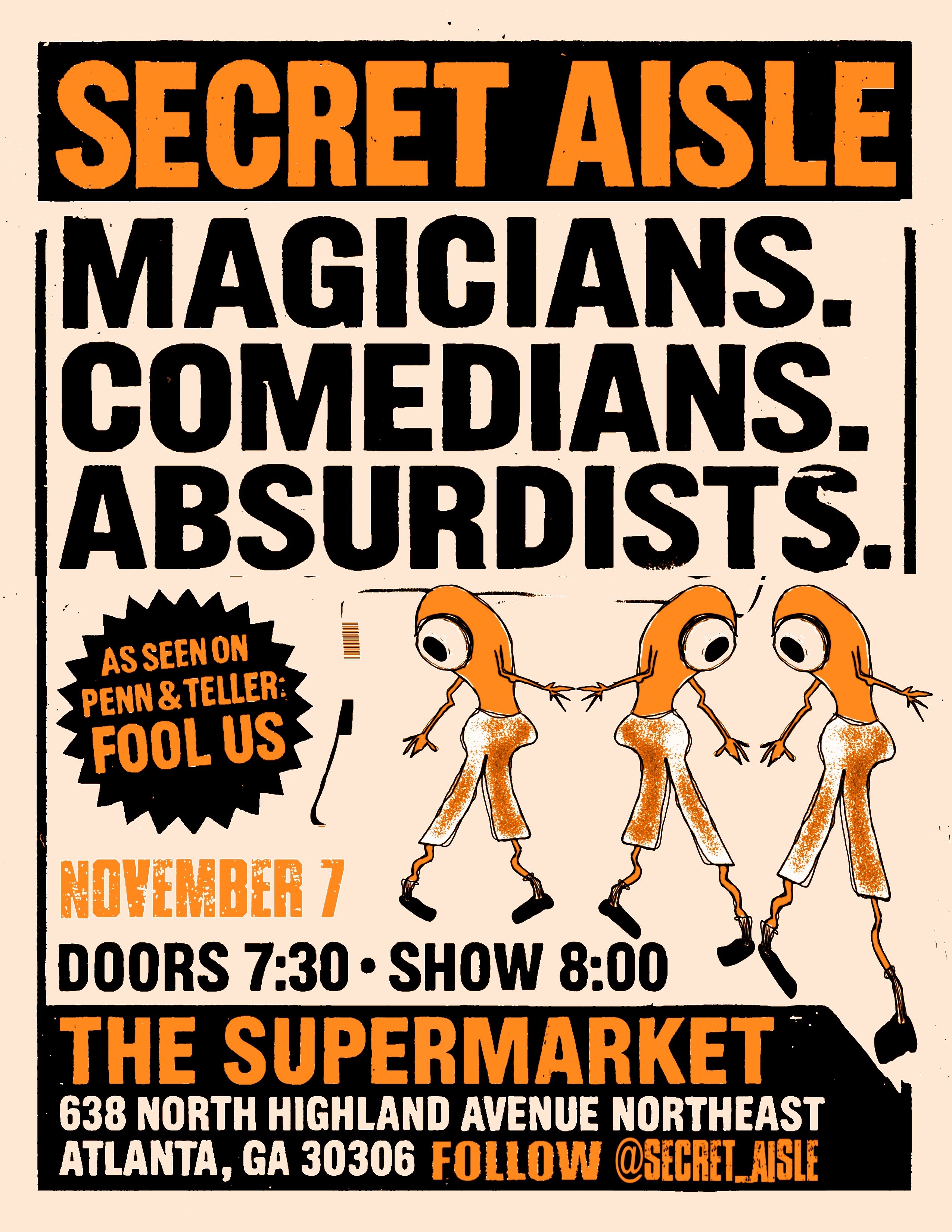 Secret Aisle: A Magic and Comedy Show