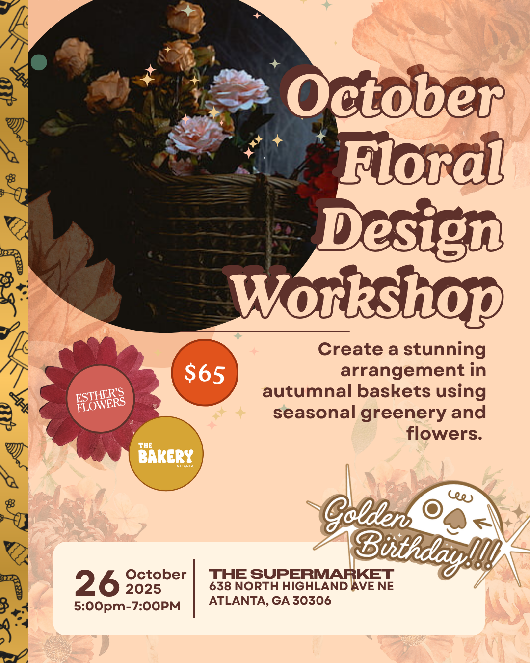 October Floral Design Workshop with Esther Berkowitz