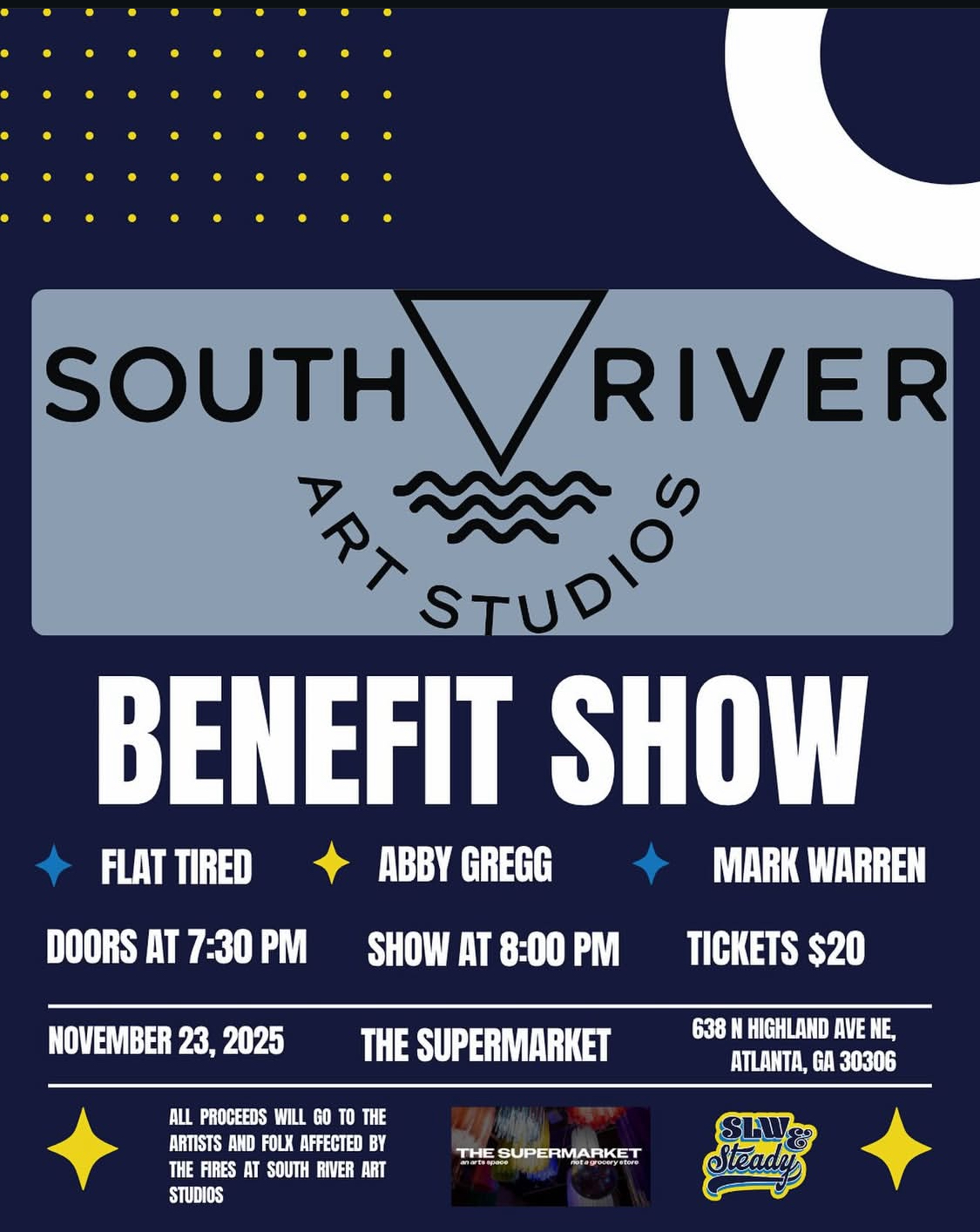 South River Art Studios Benefit Show