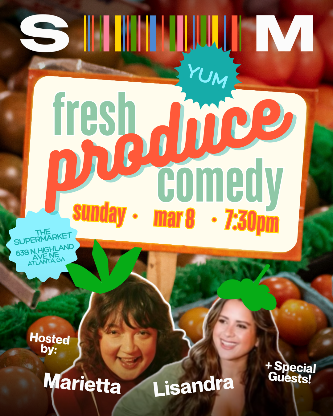 Fresh Produce Comedy ~ March