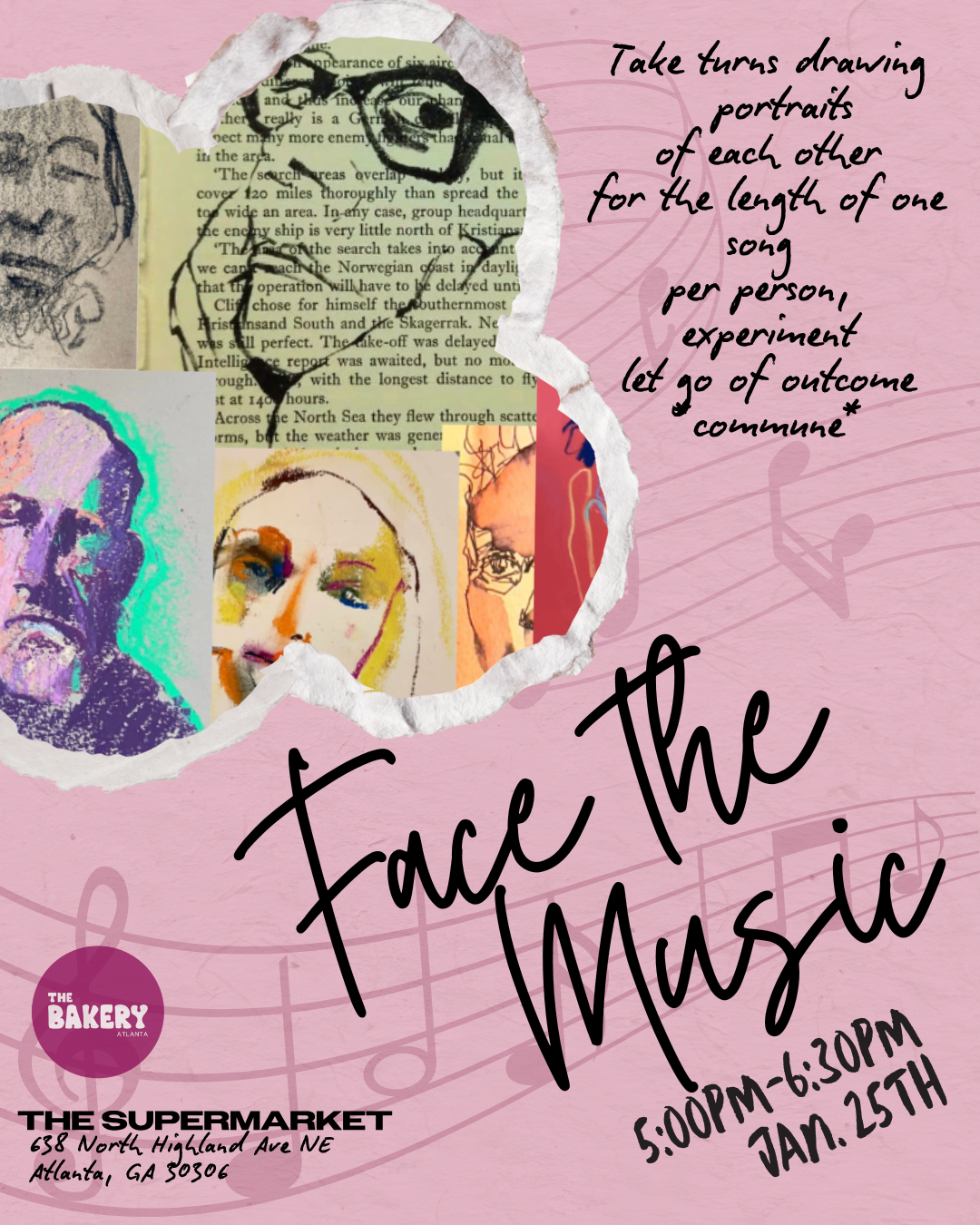 Face The Music ~ January Live Portrait Session