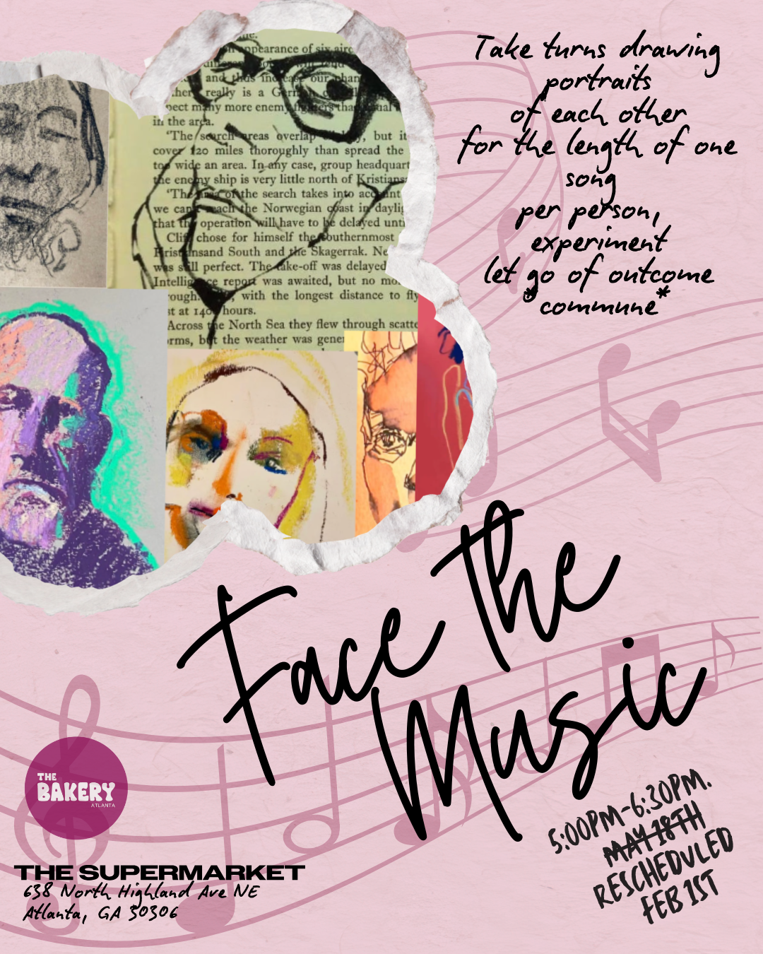 Face The Music ~ January Live Portrait Session