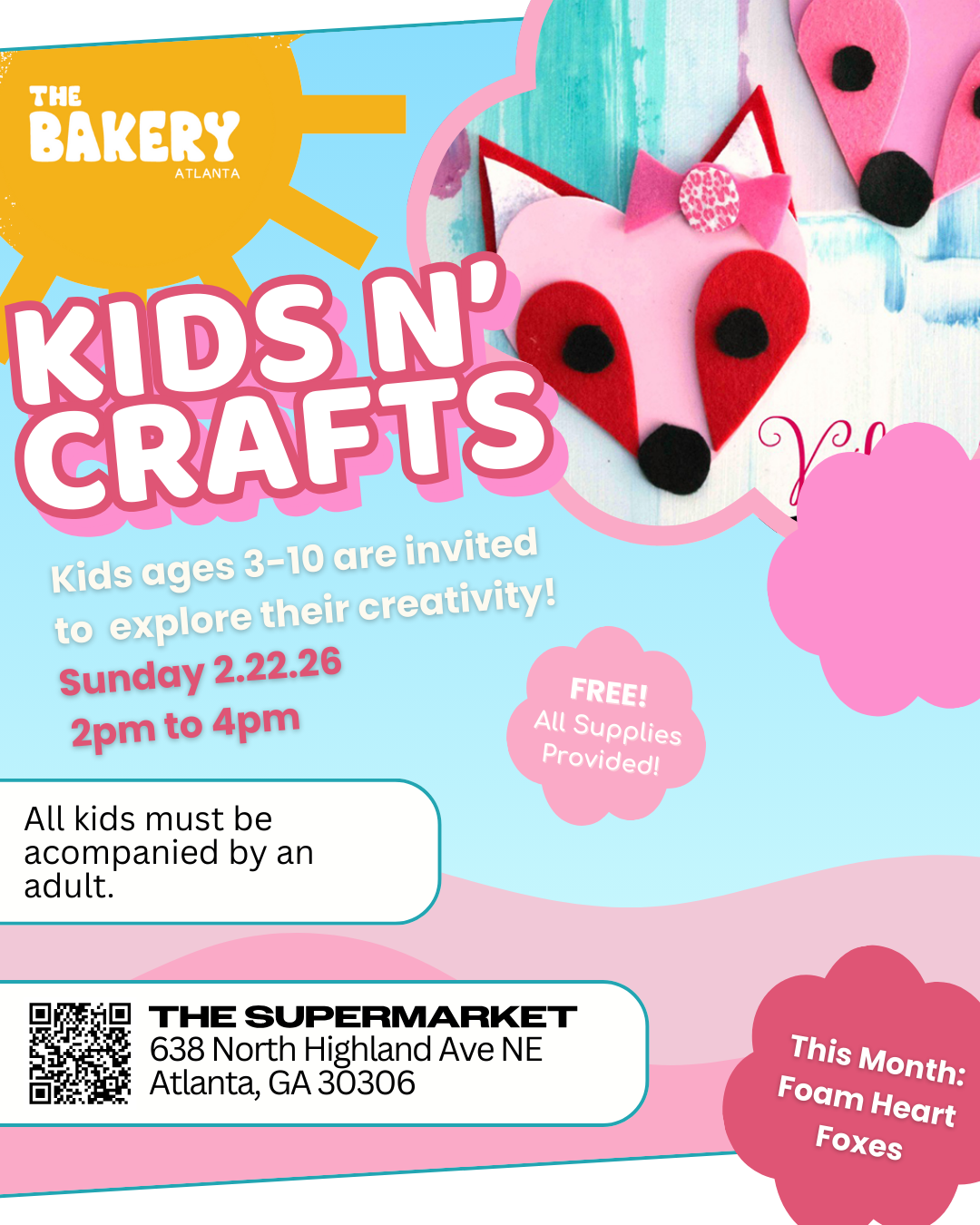 Kids 'N Crafts ~ Heart Foxes