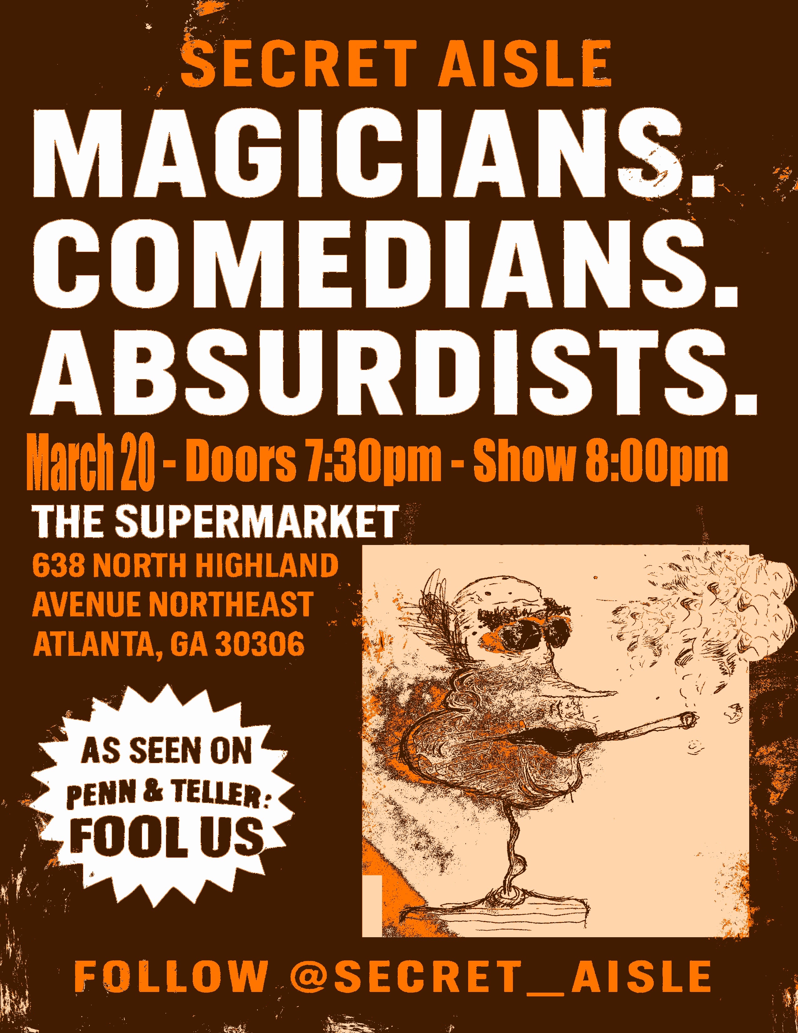 Secret Aisle: A Magic and Comedy Show