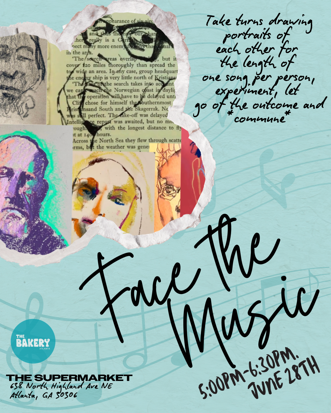 Face The Music - June Live Portrait Session