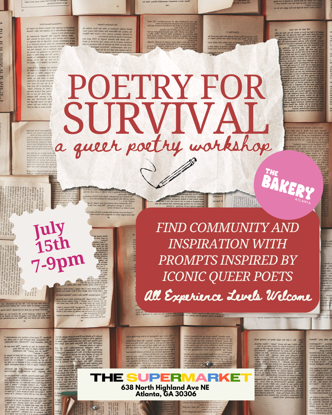 Poetry for Survival ~ A Workshop for Queer Poets
