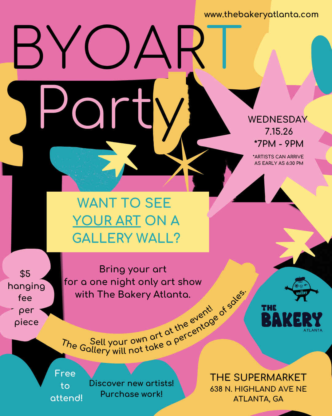 BYOArt Party - July
