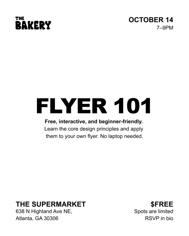 Flyer 101: Flyer Design Workshop