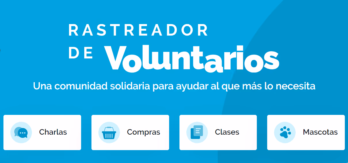 rastreador de voluntarios