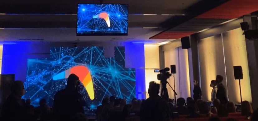 Auditorio edificio Iris Santalucía en la celebración de los premios 5º Aniversario Santalucía Impulsa
