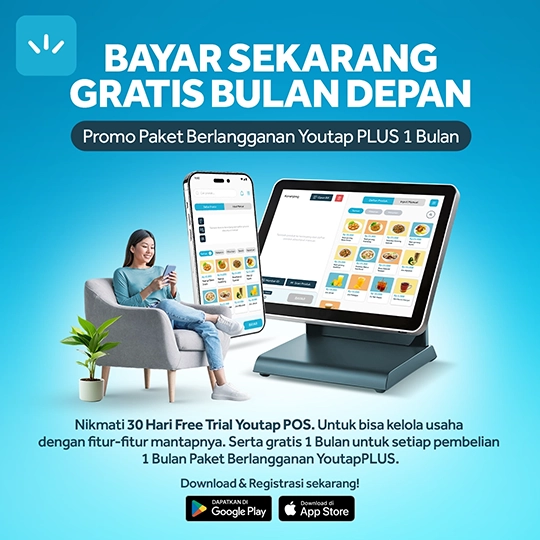 Side Banner Promo Beli 1 Gratis 1 Bulan