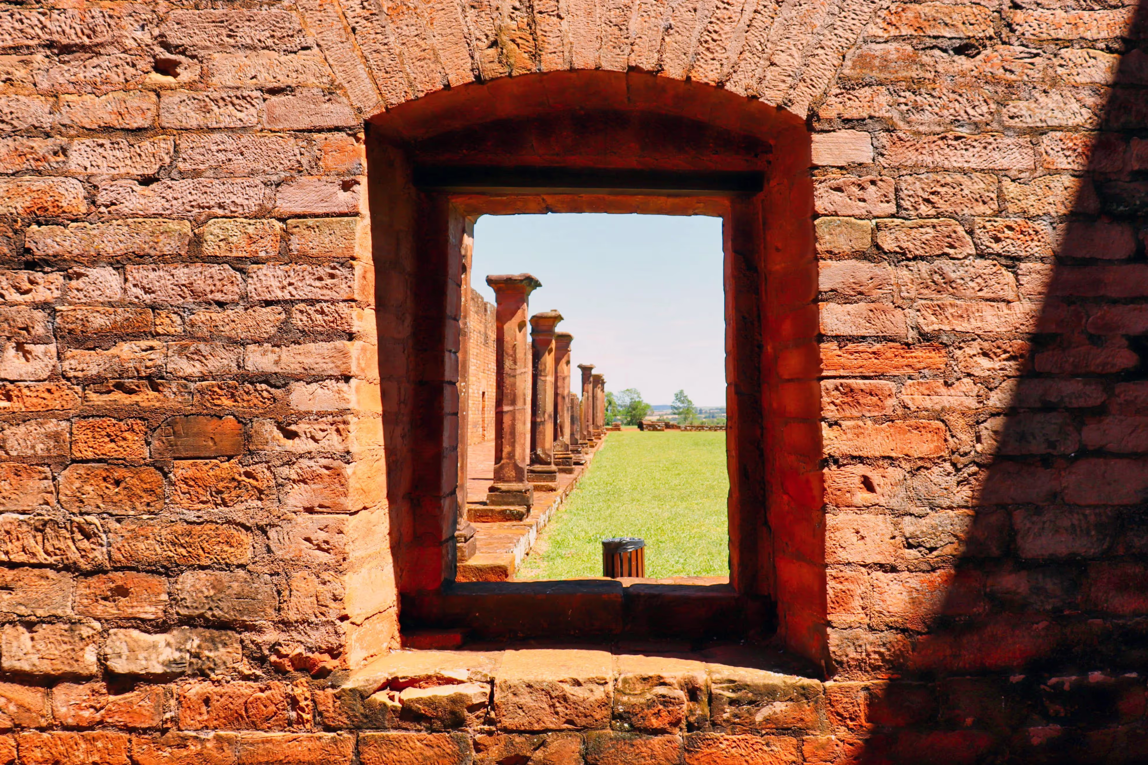 Jesús de Tavarangue ruins in Encarnacion | Enrique Cortez/Alamy