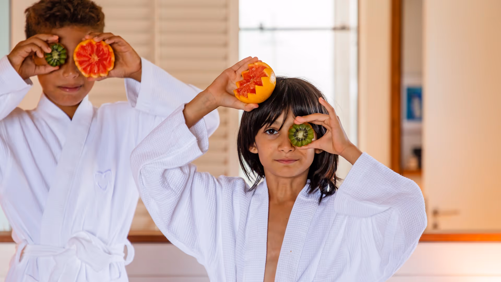 Kids having fun at muse villas