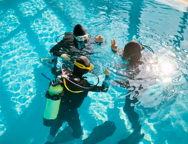 In-Villa Diving Lessons - Muse Villa