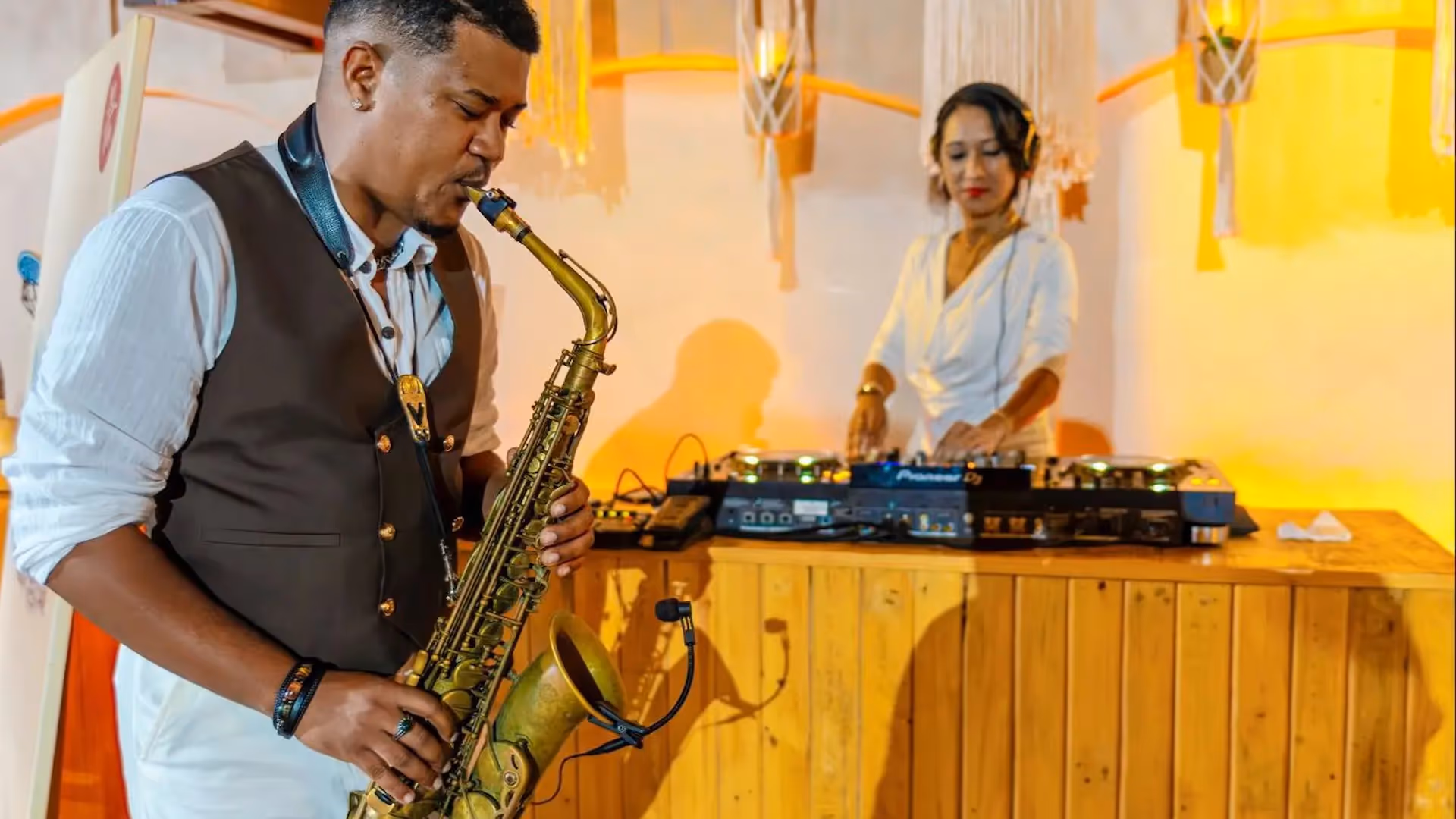 Saxophonist Performance - Muse Villa