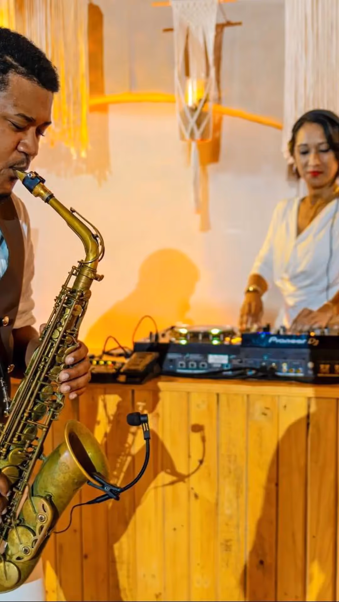 Saxophonist Performance - Muse Villa