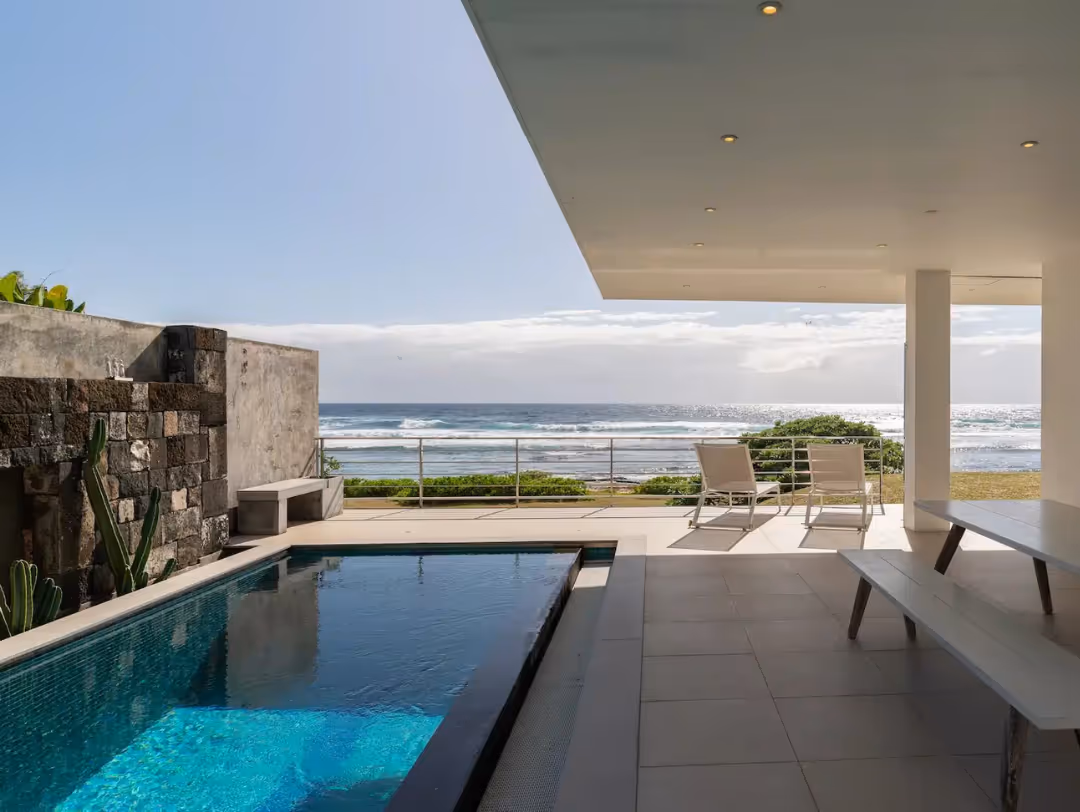 Oceanfront muse villas in Mauritius with private pool
